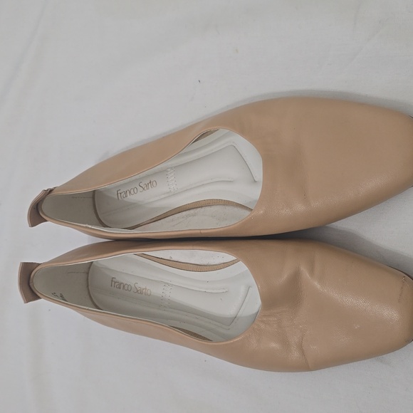 Franco Sarto Tan Leather Flats 8M - Picture 2 of 8